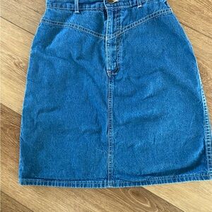 Denim Pencil/Midi Skirt from Urban Outfitters Vintage Collection